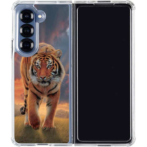 Rising Tiger by Vincent Hie Galaxy Z Fold6 Clear Case