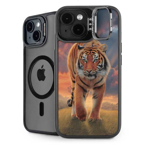 Rising Tiger by Vincent Hie iPhone 15 Kickstand Case