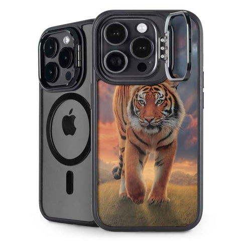 Rising Tiger by Vincent Hie iPhone 15 Pro Max Kickstand Case