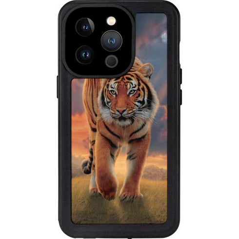 Rising Tiger by Vincent Hie iPhone 15 Pro Waterproof Case