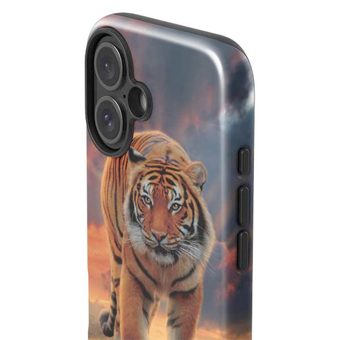 Rising Tiger by Vincent Hie iPhone 16 Plus Impact Case