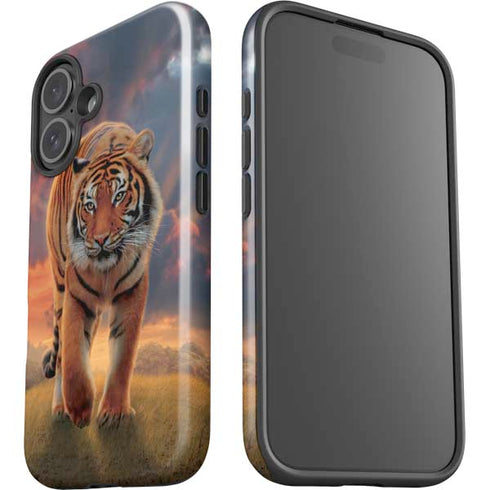 Rising Tiger by Vincent Hie iPhone 16 Plus Impact Case