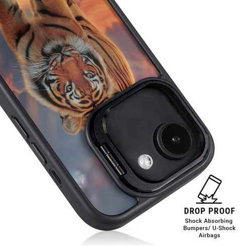 Rising Tiger by Vincent Hie iPhone 16e Kickstand Case