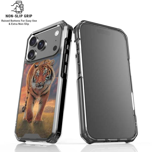 Rising Tiger by Vincent Hie iPhone 18 Pro Clear Case