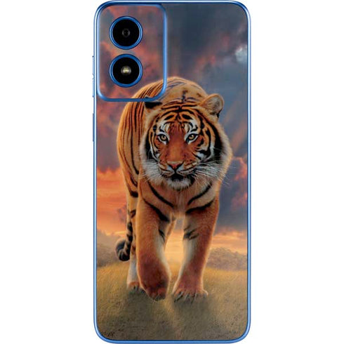 Rising Tiger by Vincent Hie Moto G Play 4G (2024) Skin