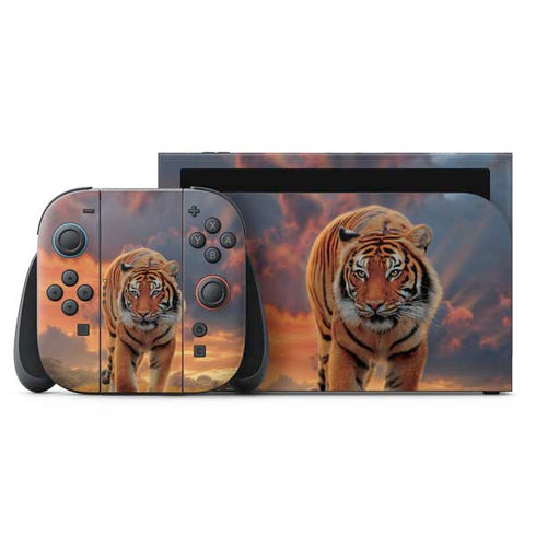 Rising Tiger by Vincent Hie Nintendo Switch 2 (2025) with Joy-Con Skin