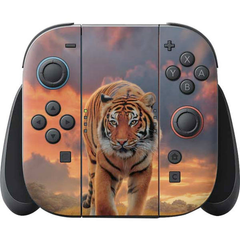 Rising Tiger by Vincent Hie Nintendo Switch 2 (2025) Joy-Con Controller Skin