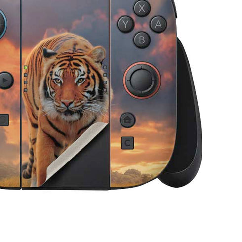 Rising Tiger by Vincent Hie Nintendo Switch 2 (2025) Joy-Con Controller Skin