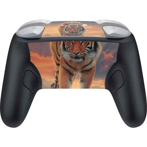 Rising Tiger by Vincent Hie Nintendo Switch 2 (2025) Pro Controller Skin