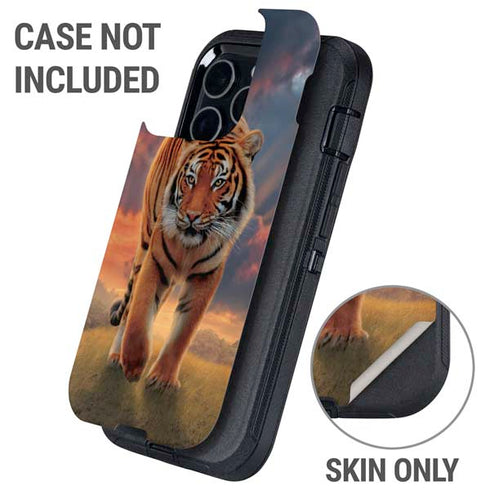 Rising Tiger by Vincent Hie Otterbox Defender iPhone Skin