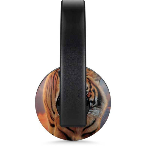 Rising Tiger by Vincent Hie PlayStation 4 Gold Wireless Headset Skin