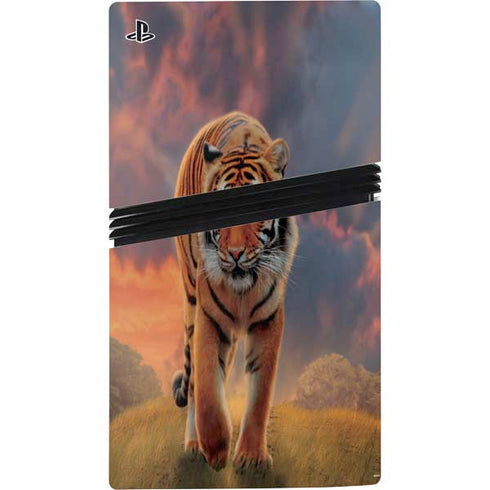 Rising Tiger by Vincent Hie PS5 Pro Disk Bundle Skin