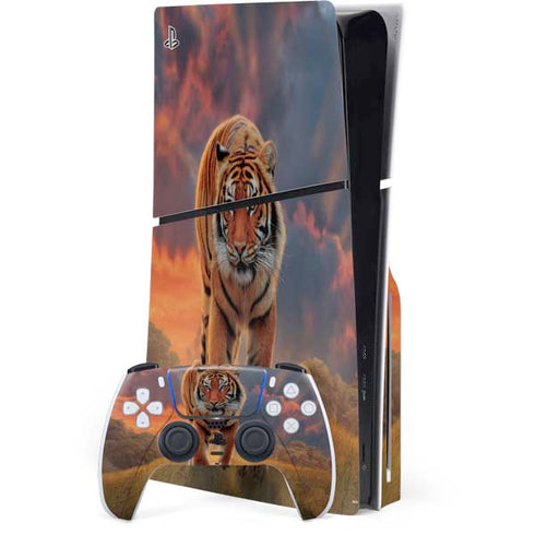 Rising Tiger by Vincent Hie PlayStation PS5 Skins