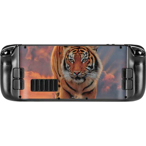 Rising Tiger by Vincent Hie Steam Deck Handheld Gaming Computer OLED Skin