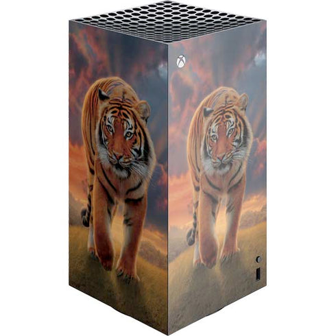 Rising Tiger by Vincent Hie XBox Series X Digital Edition Console Skin