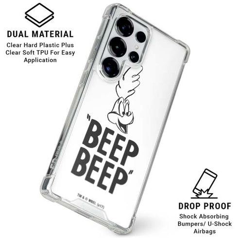 Looney Tunes Road Runner Beep Beep Galaxy S25 Ultra Clear Case