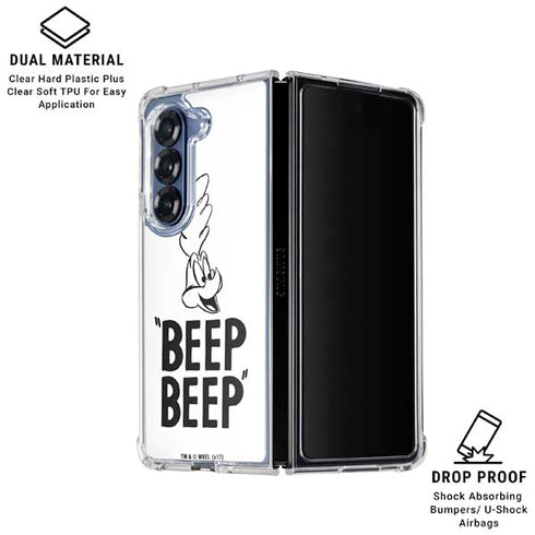Looney Tunes Road Runner Beep Beep Galaxy Z Fold6 Clear Case