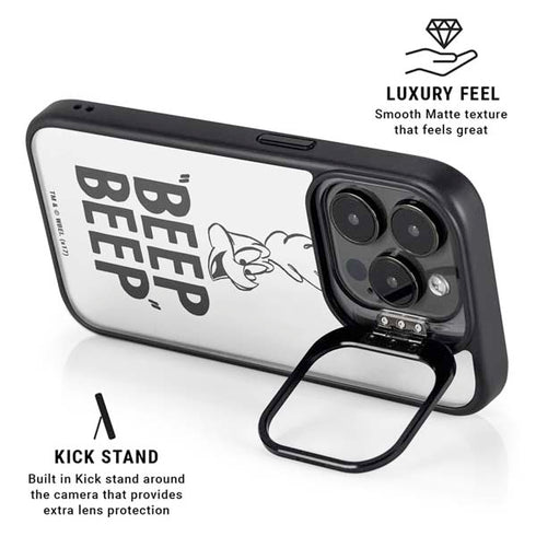 Looney Tunes Road Runner Beep Beep iPhone 14 Pro Max Kickstand Case