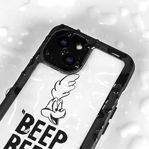 Looney Tunes Road Runner Beep Beep iPhone 15 Plus Waterproof Case