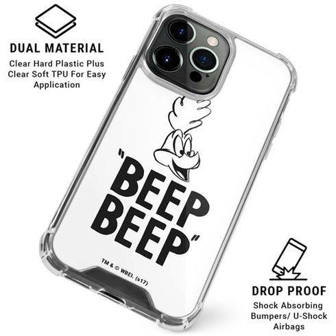 Looney Tunes Road Runner Beep Beep iPhone 16 Pro Max Clear Case