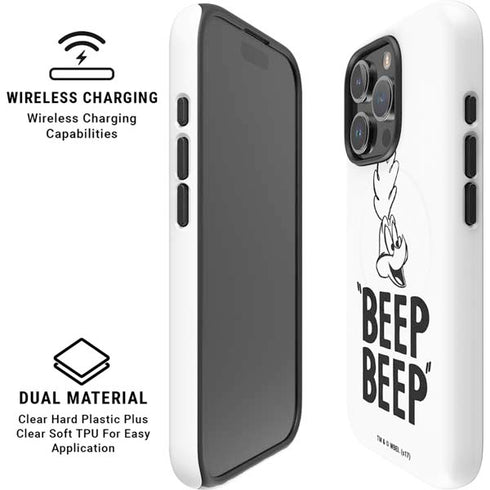 Looney Tunes Road Runner Beep Beep iPhone 16 Pro Max Magsafe Impact Case