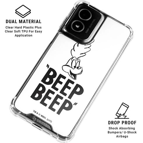 Looney Tunes Road Runner Beep Beep Moto G Power 5G (2024) Clear Case