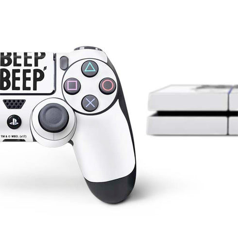 Looney Tunes Road Runner Beep Beep PS4 Console and Controller Bundle Skin