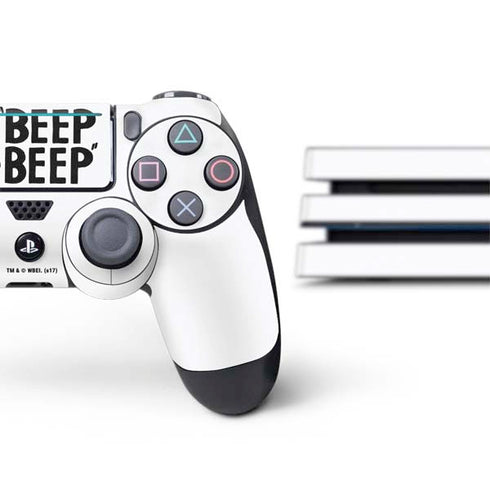 Looney Tunes Road Runner Beep Beep PS4 Pro Bundle Skin