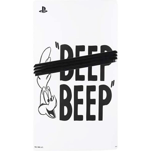 Looney Tunes Road Runner Beep Beep PS5 Pro Bundle Skin