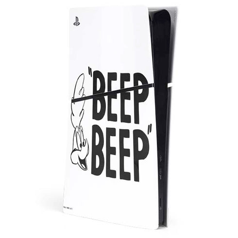 Looney Tunes Road Runner Beep Beep PS5 Slim Digital Edition Console Skin