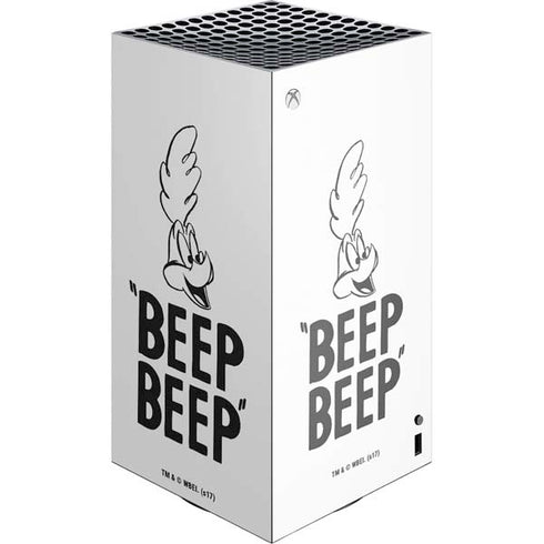 Looney Tunes Road Runner Beep Beep XBox Series X Digital Edition Console Skin