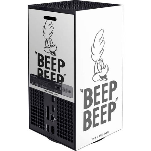 Looney Tunes Road Runner Beep Beep XBox Series X Digital Edition Console Skin