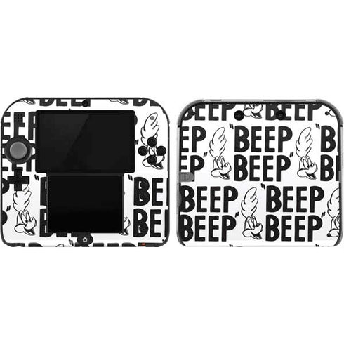 Looney Tunes Road Runner Beep Grid Nintendo 2DS Skin