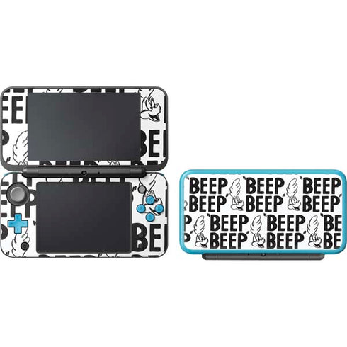 Looney Tunes Road Runner Beep Grid Nintendo 2DS XL (2017) Skin