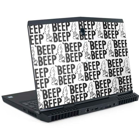 Looney Tunes Road Runner Beep Grid Dell Alienware Skin
