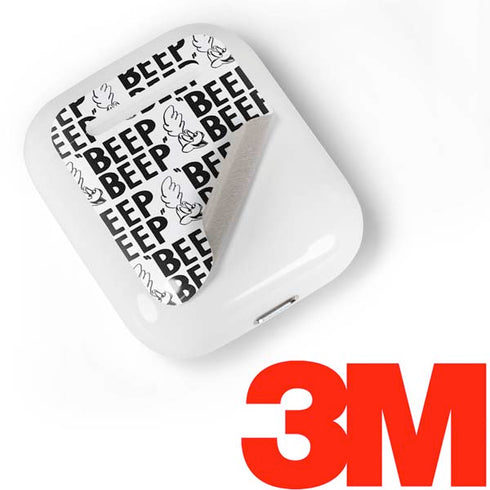 Looney Tunes Road Runner Beep Grid Apple AirPods Skin