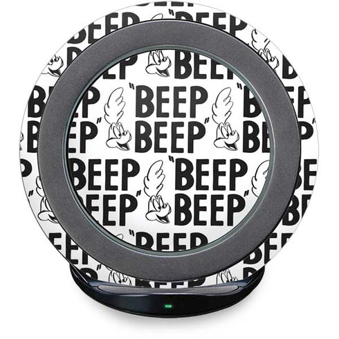 Looney Tunes Road Runner Beep Grid Fast Charge Wireless Charging Stand Skin