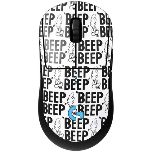 Looney Tunes Road Runner Beep Grid G Pro Wireless Gaming Mouse Skin