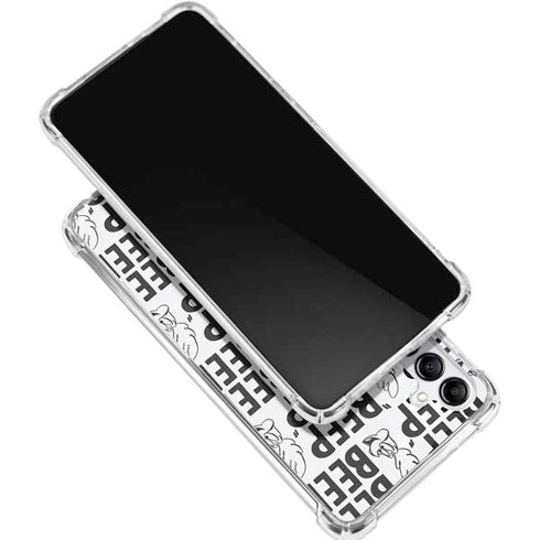 Looney Tunes Road Runner Beep Grid Gabb Phone 4 Clear Case