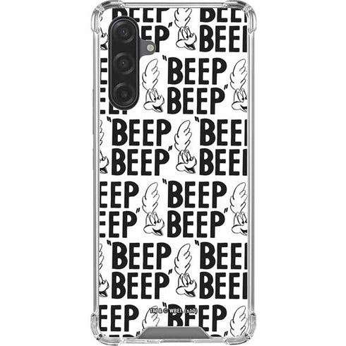 Looney Tunes Road Runner Beep Grid Galaxy A17 Clear Case