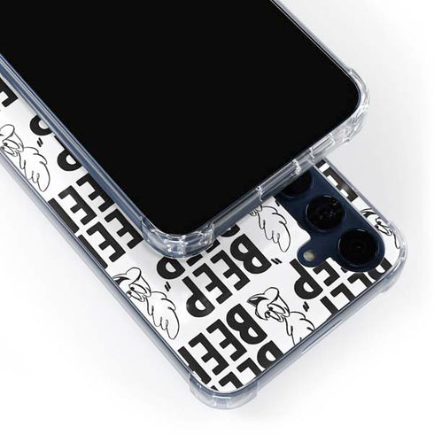 Looney Tunes Road Runner Beep Grid Galaxy A35 5G Clear Case