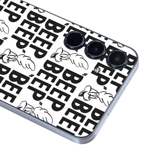 Looney Tunes Road Runner Beep Grid Galaxy A35 5G Skin