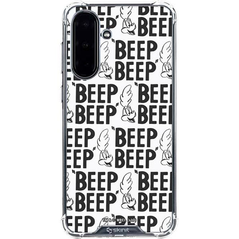 Looney Tunes Road Runner Beep Grid Galaxy A36 5G Clear Case