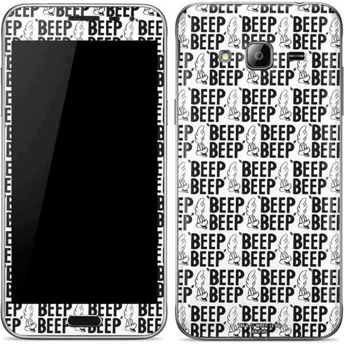 Looney Tunes Road Runner Beep Grid Galaxy J3 Skin