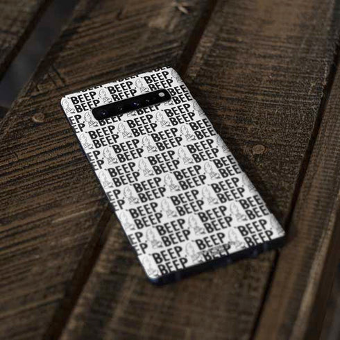 Looney Tunes Road Runner Beep Grid Galaxy S10 Plus Skin