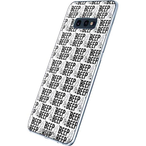 Looney Tunes Road Runner Beep Grid Galaxy S10e Skin