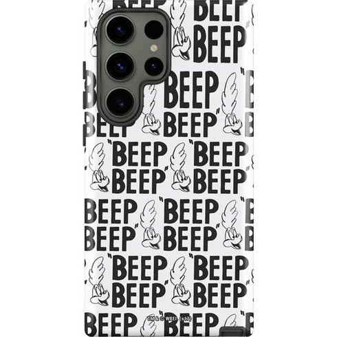 Looney Tunes Road Runner Beep Grid Galaxy S23 Ultra Pro Case