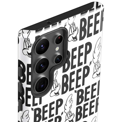 Looney Tunes Road Runner Beep Grid Galaxy S23 Ultra Pro Case