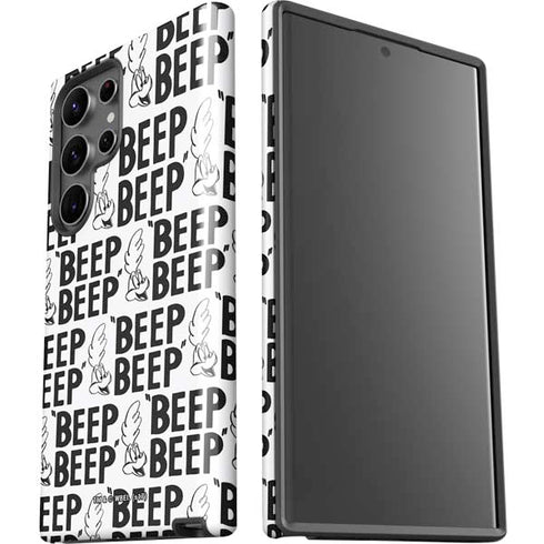Looney Tunes Road Runner Beep Grid Galaxy S23 Ultra Pro Case