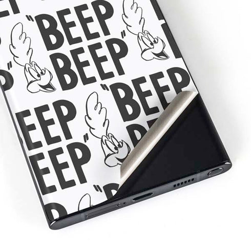 Looney Tunes Road Runner Beep Grid Galaxy Skins